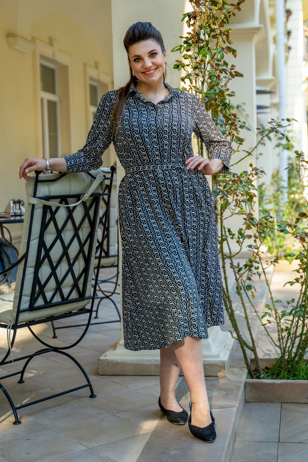 Платье ANDINA 819 черный - фото 1